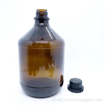 Chemical Pharmaceutical 2500ml Amber Glass Reagent Bottles